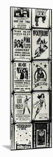 Antique Enamelled Signs - Wall Signs - Notting Hill - London - UK - England - Door Poster-Philippe Hugonnard-Mounted Photographic Print