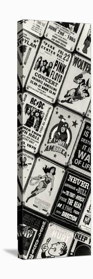 Antique Enamelled Signs - Wall Signs - Notting Hill - London - UK - England - Door Poster-Philippe Hugonnard-Stretched Canvas