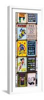 Antique Enamelled Signs - Wall Signs - Notting Hill - London - UK - England - Door Poster-Philippe Hugonnard-Framed Photographic Print