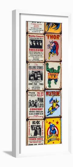 Antique Enamelled Signs - Wall Signs - Notting Hill - London - UK - England - Door Poster-Philippe Hugonnard-Framed Photographic Print