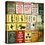 Antique Enamelled Signs - Wall Signs - Notting Hill - London - UK - England - United Kingdom-Philippe Hugonnard-Stretched Canvas