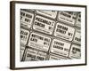 Antique Enamelled Signs - Wall Signs - Notting Hill - London - UK - England - United Kingdom-Philippe Hugonnard-Framed Photographic Print