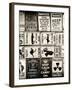 Antique Enamelled Signs - Wall Signs - Notting Hill - London - UK - England - United Kingdom-Philippe Hugonnard-Framed Photographic Print