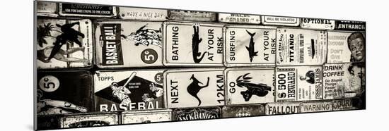 Antique Enamelled Signs - Wall Signs - Notting Hill - London - UK - England - United Kingdom-Philippe Hugonnard-Mounted Photographic Print