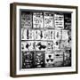 Antique Enamelled Signs - Wall Signs - Notting Hill - London - UK - England - United Kingdom-Philippe Hugonnard-Framed Photographic Print