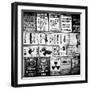 Antique Enamelled Signs - Wall Signs - Notting Hill - London - UK - England - United Kingdom-Philippe Hugonnard-Framed Photographic Print