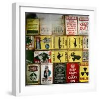 Antique Enamelled Signs - Wall Signs - Notting Hill - London - UK - England - United Kingdom-Philippe Hugonnard-Framed Photographic Print