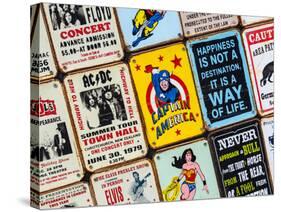 Antique Enamelled Signs - Wall Signs - Notting Hill - London - UK - England - United Kingdom-Philippe Hugonnard-Stretched Canvas