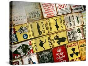 Antique Enamelled Signs - Wall Signs - Notting Hill - London - UK - England - United Kingdom-Philippe Hugonnard-Stretched Canvas