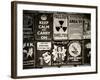 Antique Enamelled Signs - Wall Signs - Notting Hill - London - UK - England - United Kingdom-Philippe Hugonnard-Framed Photographic Print