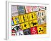 Antique Enamelled Signs - Wall Signs - Notting Hill - London - UK - England - United Kingdom-Philippe Hugonnard-Framed Photographic Print