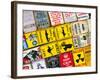 Antique Enamelled Signs - Wall Signs - Notting Hill - London - UK - England - United Kingdom-Philippe Hugonnard-Framed Photographic Print