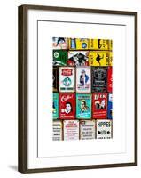 Antique Enamelled Signs - Wall Signs - Notting Hill - London - UK - England - United Kingdom-Philippe Hugonnard-Framed Art Print