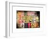 Antique Enamelled Signs - Wall Signs - Notting Hill - London - UK - England - United Kingdom-Philippe Hugonnard-Framed Art Print