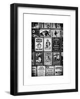 Antique Enamelled Signs - Wall Signs - Notting Hill - London - UK - England - United Kingdom-Philippe Hugonnard-Framed Art Print