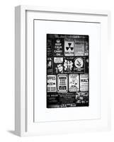 Antique Enamelled Signs - Wall Signs - Notting Hill - London - UK - England - United Kingdom-Philippe Hugonnard-Framed Art Print