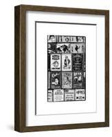 Antique Enamelled Signs - Wall Signs - Notting Hill - London - UK - England - United Kingdom-Philippe Hugonnard-Framed Art Print