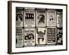 Antique Enamelled Signs - Wall Signs - Notting Hill - London - UK - England-Philippe Hugonnard-Framed Photographic Print