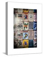 Antique Enamelled Signs - Wall Signs - Notting Hill - London - UK - England-Philippe Hugonnard-Stretched Canvas