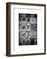 Antique Enamelled Signs - Wall Signs - Notting Hill - London - UK - England-Philippe Hugonnard-Framed Art Print