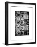 Antique Enamelled Signs - Wall Signs - Notting Hill - London - UK - England-Philippe Hugonnard-Framed Art Print