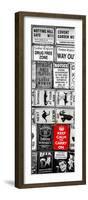 Antique Enamelled Signs - Wall Signs - Notting Hill - London - UK - Photography Door Poster-Philippe Hugonnard-Framed Photographic Print