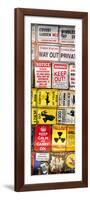 Antique Enamelled Signs - Wall Signs - Notting Hill - London - UK - Photography Door Poster-Philippe Hugonnard-Framed Photographic Print