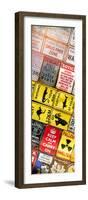 Antique Enamelled Signs - Wall Signs - Notting Hill - London - UK - Photography Door Poster-Philippe Hugonnard-Framed Photographic Print