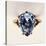 Antique Fancy-Cut Ring, the Blue-Grey Diamond Weighing 5.45 Carats, Once Owned by Marie-Antoinette-null-Stretched Canvas