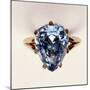 Antique Fancy-Cut Ring, the Blue-Grey Diamond Weighing 5.45 Carats, Once Owned by Marie-Antoinette-null-Mounted Giclee Print