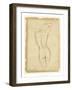 Antique Figure Study I-Ethan Harper-Framed Art Print