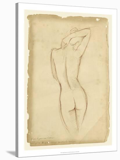 Antique Figure Study I-Ethan Harper-Stretched Canvas