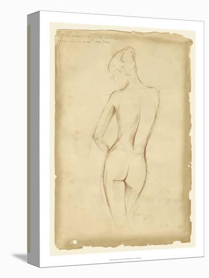 Antique Figure Study II-Ethan Harper-Stretched Canvas