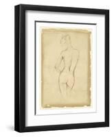 Antique Figure Study II-Ethan Harper-Framed Art Print