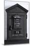 Antique fire extinguisher box, Chippewa City, Cook County, Minnesota, USA-null-Mounted Photographic Print