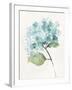 Antique Floral on Cream I Blue-Wild Apple Portfolio-Framed Art Print