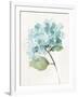 Antique Floral on Cream I Blue-Wild Apple Portfolio-Framed Art Print