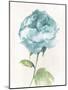 Antique Floral on Cream II Blue-Wild Apple Portfolio-Mounted Art Print