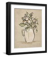 Antique Flower Heads II-June Vess-Framed Art Print