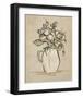 Antique Flower Heads II-June Vess-Framed Art Print