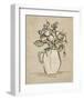 Antique Flower Heads II-June Vess-Framed Art Print