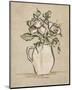 Antique Flower Heads II-June Vess-Mounted Art Print