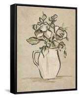 Antique Flower Heads II-June Vess-Framed Stretched Canvas