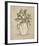 Antique Flower Heads II-June Vess-Framed Art Print