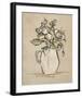 Antique Flower Heads II-June Vess-Framed Art Print