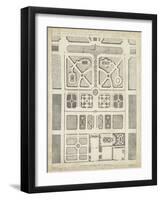 Antique Garden Design III-DeZallier d'Argenville-Framed Art Print