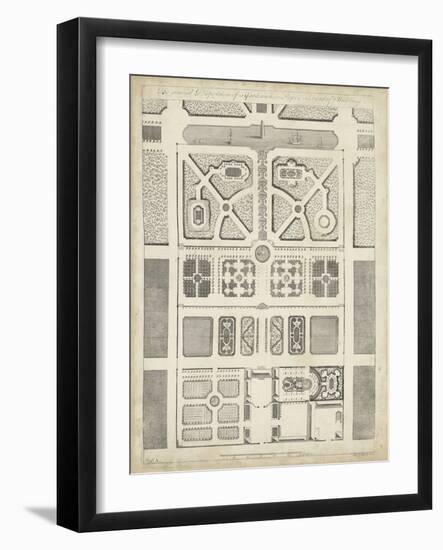 Antique Garden Design III-DeZallier d'Argenville-Framed Art Print