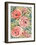 Antique Garden III-Cheryl Warrick-Framed Art Print