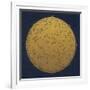 Antique Gold Map Of The Night Sky-Tina Lavoie-Framed Giclee Print