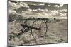 Antique Hay Raker, Prairie Homestead, Cactus Flat, South Dakota, USA-Walter Bibikow-Mounted Photographic Print